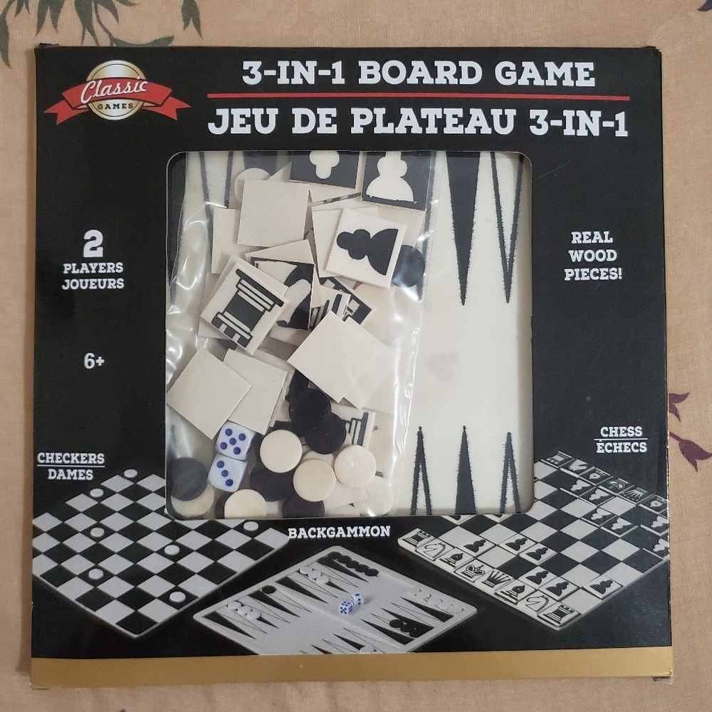 🆕️ 3-in-1 Board Game